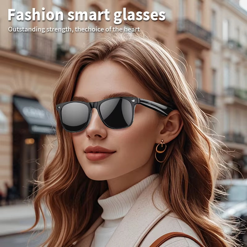 AI Intelnt Translation Glasses 163 Online Language AI Automatic Dialogue Translation Bluetooth Translation Glasses Men Women