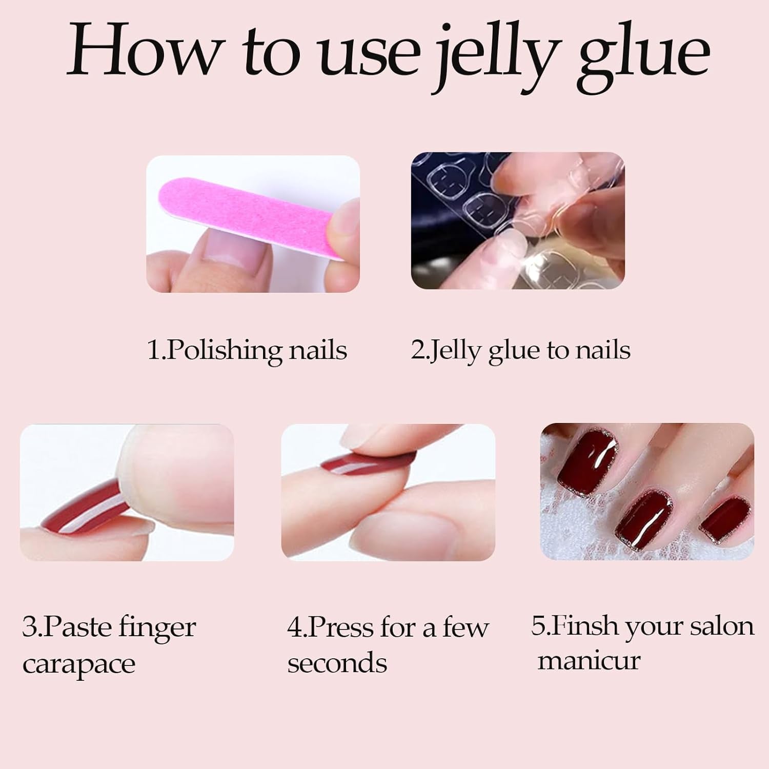 Almond Press on Nails,White French Tip Almond Nails Medium Fake/False Nails with Pearl Nails Press on Designs Acrylic Artificial Nails Stick on Nails for Women 24Pcs