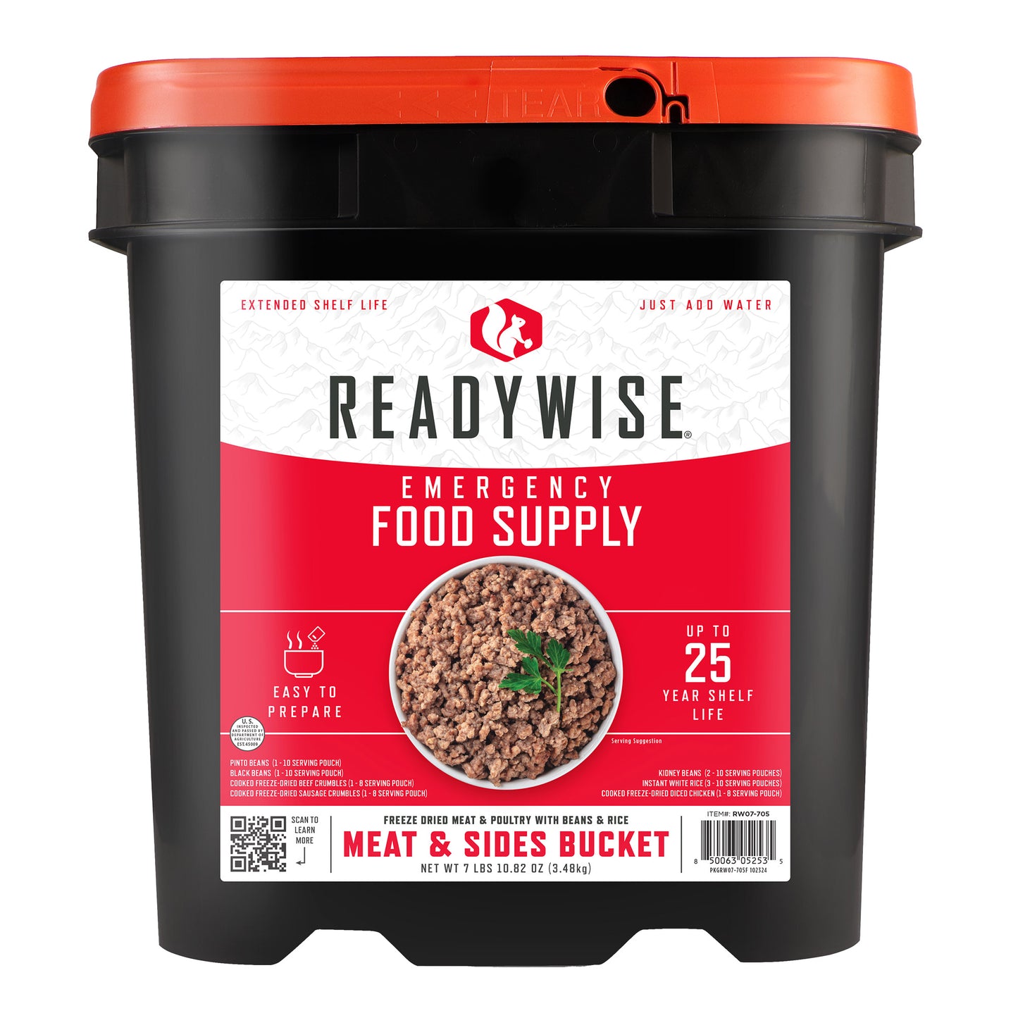 94 Serving Emergency Protein Bucket (94Total Servings)