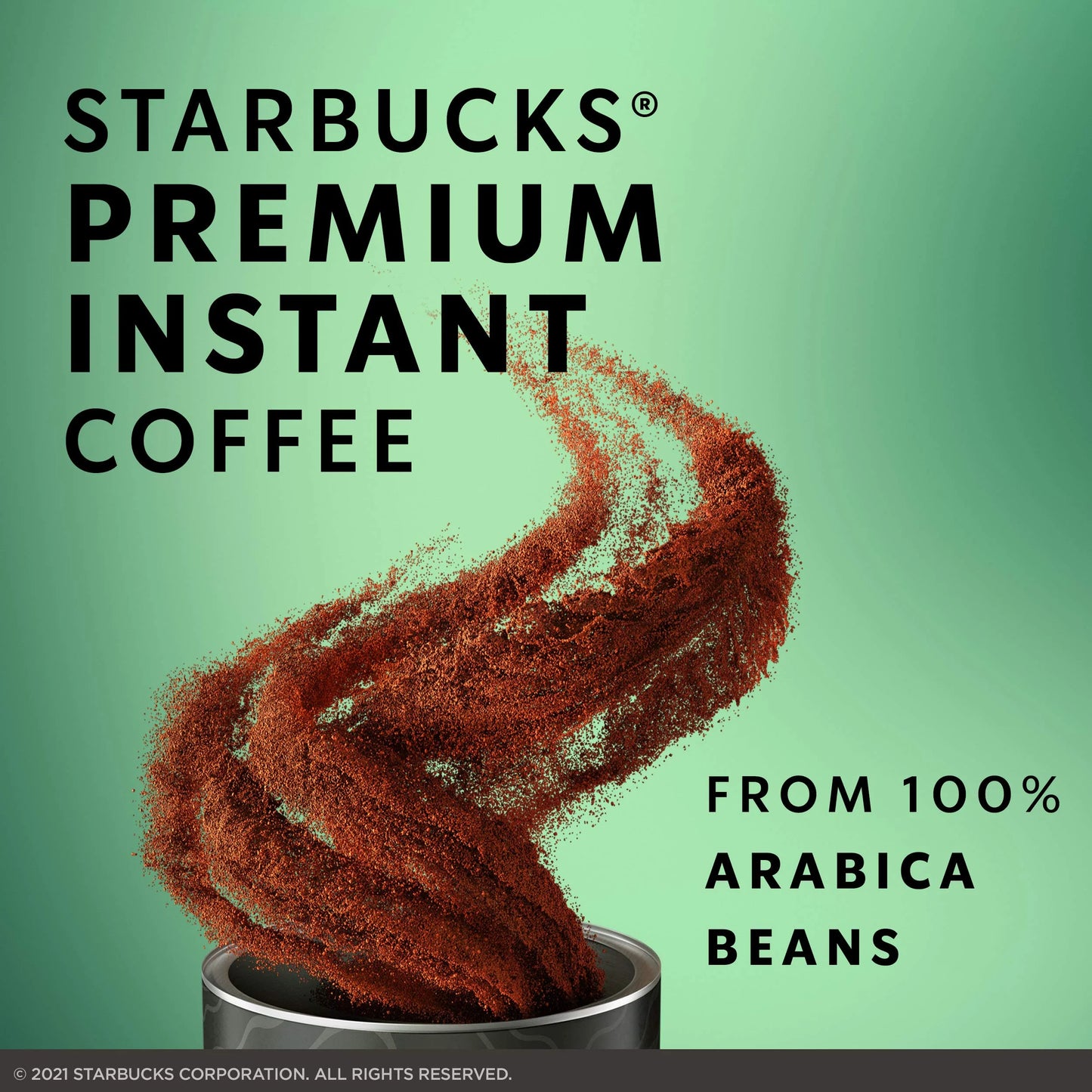 Premium Instant Coffee, Blonde Roast, 100% Arabica, 1 Tin - Upto 40 Cups, 3.17 Oz